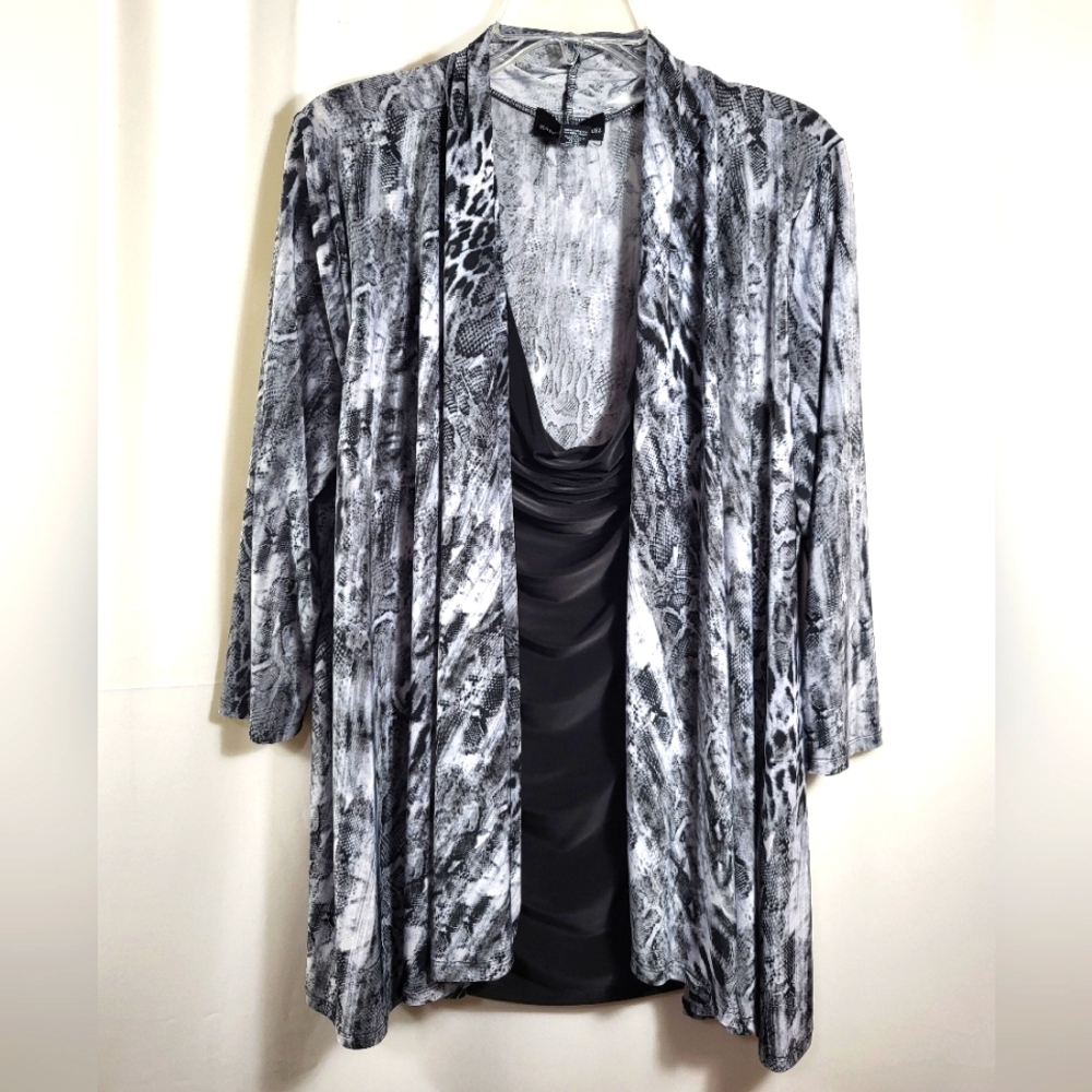 Isabella Rodriguez black with attached overlay women's 1X  #1447